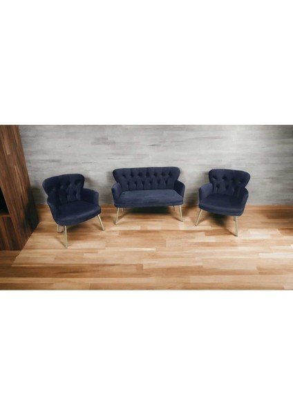 Antrasit Kumaş Kollu Çay Seti Koltuk Takımı Bekleme Koltuğu Misafir Koltuğu Ofis Koltuğu Berjer