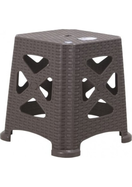 Eko Rattan Tabure Kahve