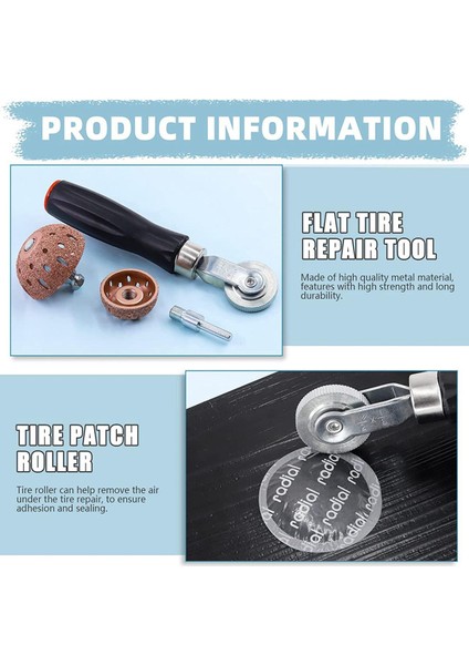 32 Adet Lastik Yama Silindiri Lastik Tampon ile Tekerlek ve Lastik Tamir Yamaları Lastik Tamir Yama Kamyon Motosiklet Bisiklet Tamir Araba Kamyonlar Için 42MM (Yurt Dışından)