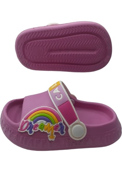 Çocuk Kaymaz Taban Yazlık Havuz Deniz Bahçe Günlük Sandalet Terlik CALX85412 indirimleri