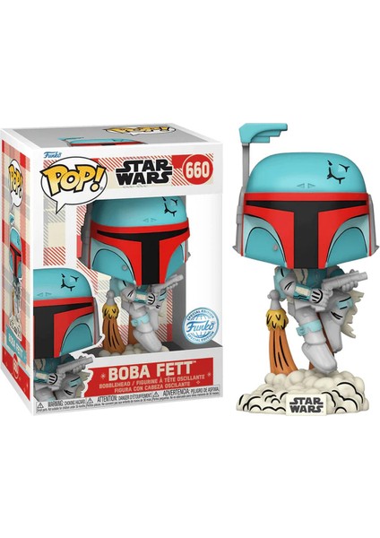 Pop Disney Star Wars Retro Reimagined - Boba Fett Special Edition NO:660 Bobble-Head