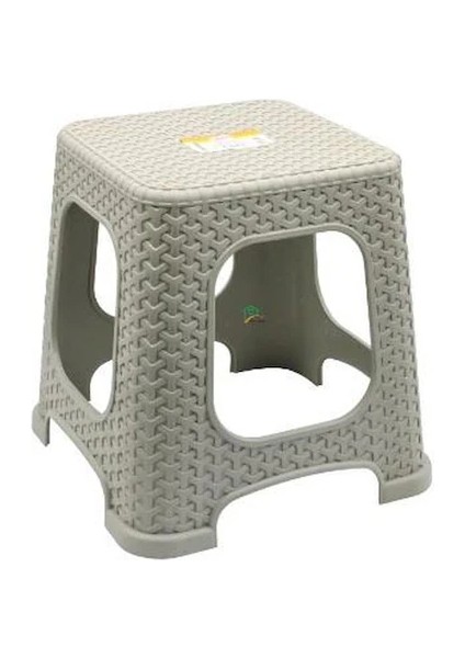 Eko Rattan Tabure Gri