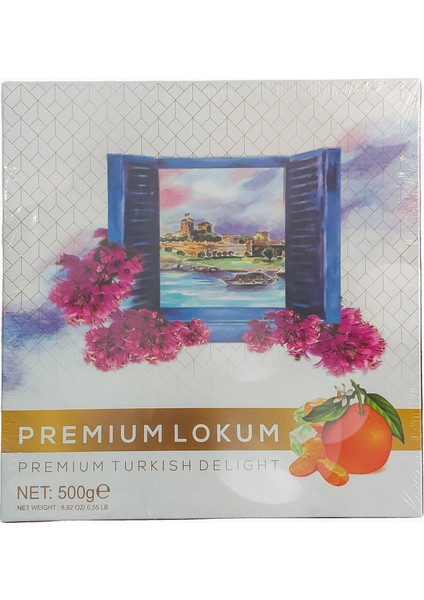 Bodrum Lokum  Mandalina-Satsuma Karışık Lokum Kutu 500 gr