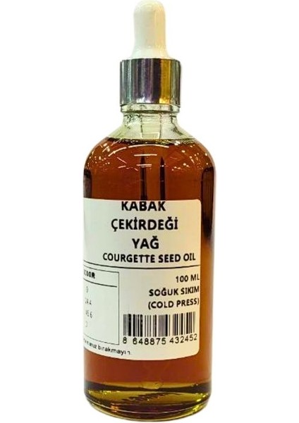 Kabak Çekirdeği Yağı - 100 ml Özel Kutuda