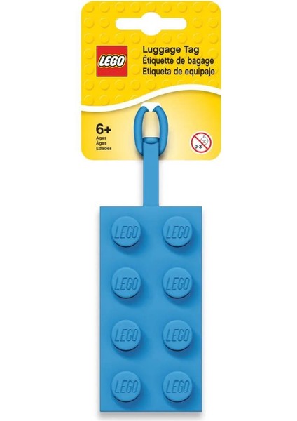 Gear 5005543 2x4 Blue Luggage Tag