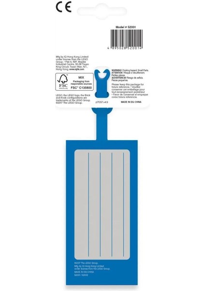 Gear 5005543 2x4 Blue Luggage Tag fiyatları