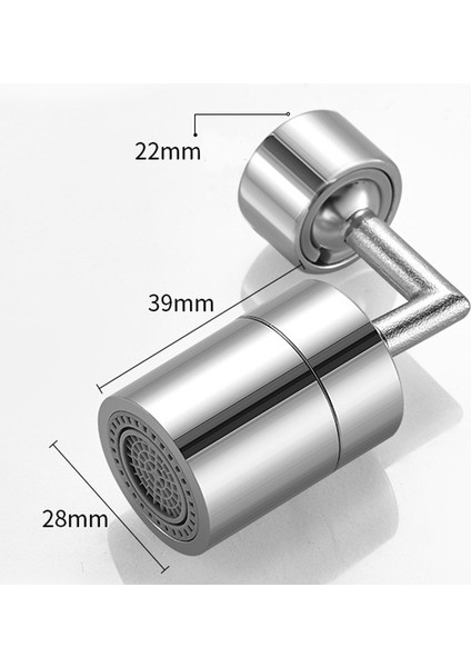 720 Derece Evrensel Döner Musluk Sıçrama Önleyici Borulu Filtre Çift Fonksiyonlu Musluk, Özellikler: Iki Bölüm (Yurt Dışından) modelleri