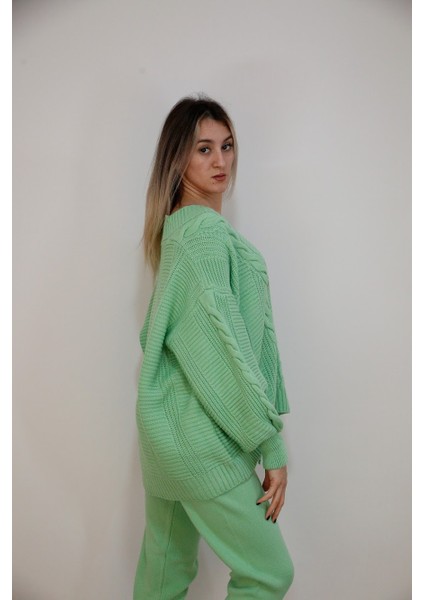 Örme Triko Ceket Pantolon Takım modelleri