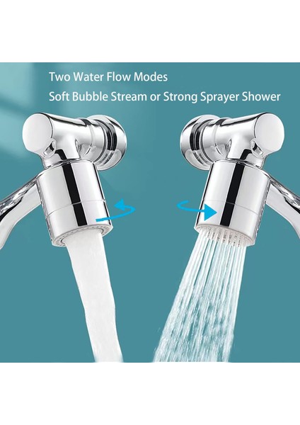 Robotik Kol Evrensel Musluk Lavabo Çok Fonksiyonlu 1080 Derece Dönebilen Sıçramaya Dayanıklı Kabarcıklı Kafa ve Ağız Yıkama Artefaktı (Yurt Dışından) fırsatları