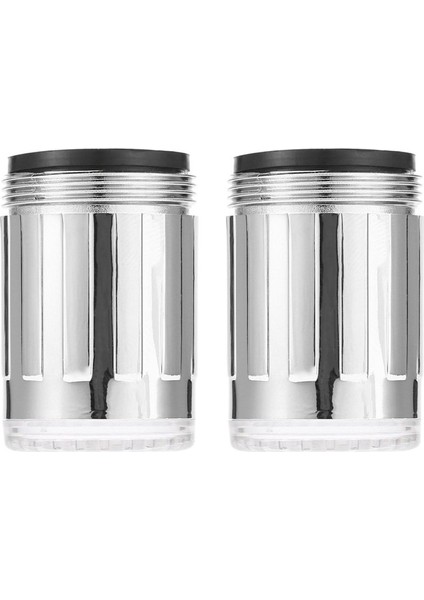 Çift Renkli LED Işık Su Glow Musluk Musluk Kafası Paslanmaz Çelik Su Musluğu Renkli (Yurt Dışından) fiyatları