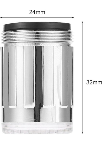 Çift Renkli LED Işık Su Glow Musluk Musluk Kafası Paslanmaz Çelik Su Musluğu Renkli (Yurt Dışından) fırsatları