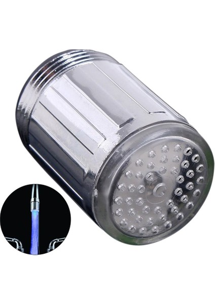 Ha 1 Set Renkli LED Musluk Ev Tipi Tek Renkli Musluk / Mutfak ve Banyolara Uygun Su Akışı Musluğu (Yurt Dışından)