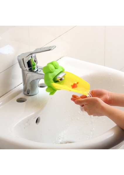 Musluk Genişletici Lavabo Kolu Uzatma Banyo Çocuk El Yıkama Yardımcısı-Yeşil (Yurt Dışından) modelleri