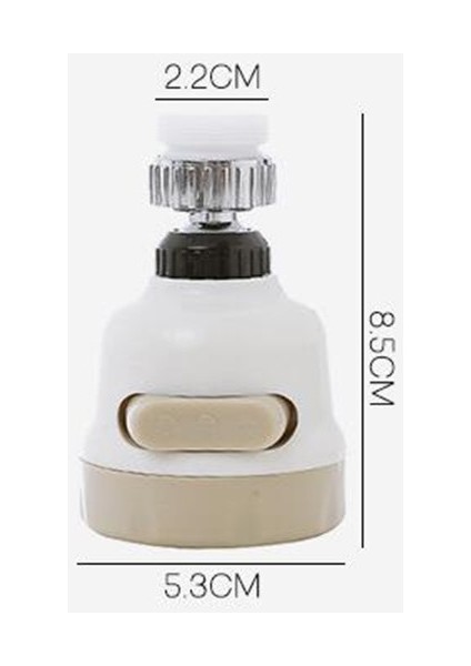 Adet Musluk Güçlendirici Duş Anti-Sıçrama Yağmurlama Aksesuarları Mutfak Musluk Su Tasarrufu Ayar Filtresi (Yurt Dışından) fırsatları