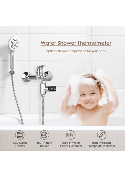 LED Su Termometresi Yaratıcı Musluk Termometresi Duş LED Termometresi (Yurt Dışından) modelleri