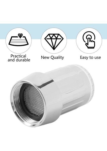 Ma 7 Renk LED Işık Su Glow Musluk Musluk ve Musluk Yön Değiştirme Vanası Adaptörü (Yurt Dışından) modelleri