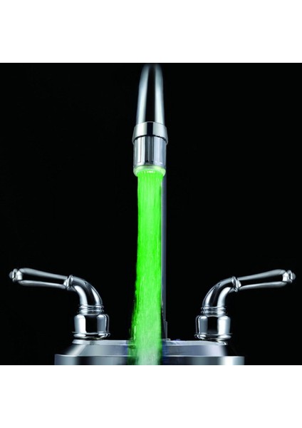 Ha 1 Adet Renkli LED Musluk Musluk Tek Renkli Su Akışı Musluğu / Musluk Mutfak ve Banyolara Uygun Musluk (Yurt Dışından) indirimleri