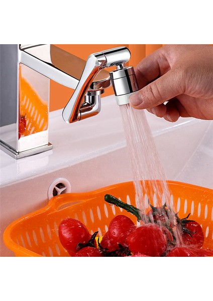 Mutfak Lavabo Muslukları Için Evrensel 1080° Dönüş Genişletici Musluk Havalandırıcı Nozul-C (Yurt Dışından)