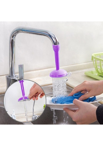 Adet Musluk Sıçrama Su Tasarruflu Duş Banyosu Ayarlanabilir Vana Filtresi Su Tasarruf Cihazları, Büyük Boy: 6,5 x 15CM, 17MM Çaplı Yuvarlak Musluklar Için Uygun (Yurt Dışından)