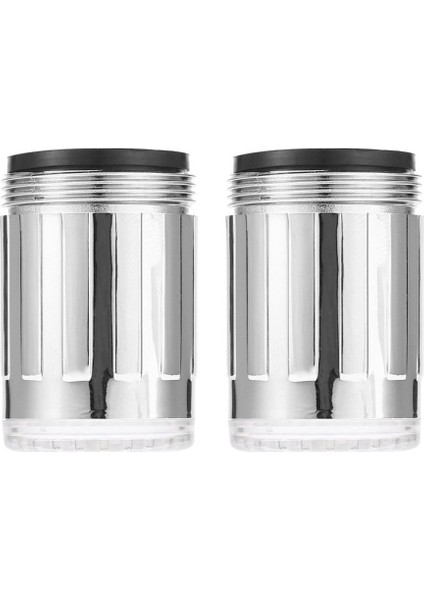 Çift Renkli LED Işık Su Glow Musluk Musluk Kafası Paslanmaz Çelik Su Musluğu-Renkli 2 Adet (Yurt Dışından) fiyatları