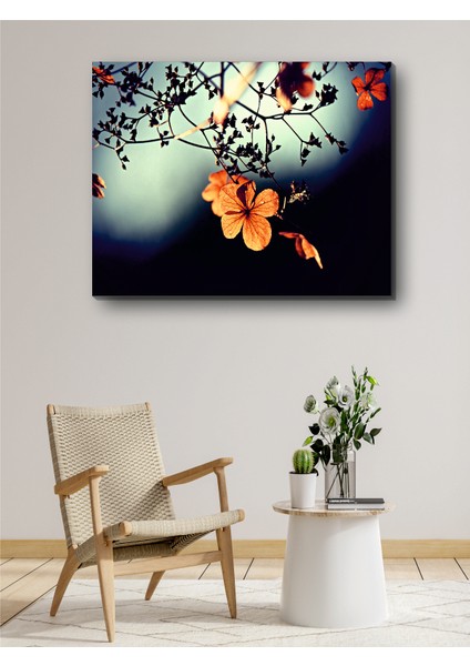 Orange Flower Dekoratif Kanvas Tablo fiyatları