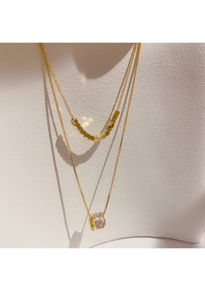 Çift Katmanlı Küçük Bel Kolye Takın (Yurt Dışından)