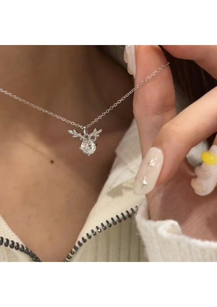 Boynuz Kolye Ucu Köprücük Kemiği Zinciri (Yurt Dışından) fiyatları