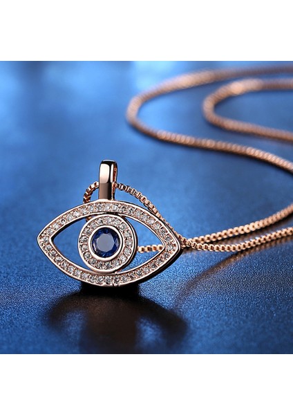 Köprücük Kemiği Zincirli Yaratıcı Şeytan Gözü Kolye (Yurt Dışından) fiyatları