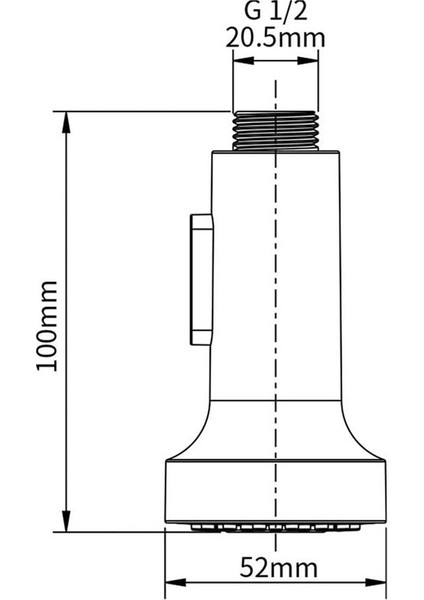 Lavabo Yağmurlama Sistemi 2 Fonksiyonlu G1/2 Aspiratör Nozulu Mutfak Musluk Püskürtücü-Gümüş (Yurt Dışından)