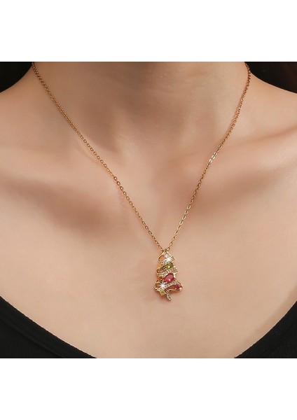 Köprücük Kemiği Zinciri Yılbaşı Ağacı Renkli Kolye (Yurt Dışından) fiyatları