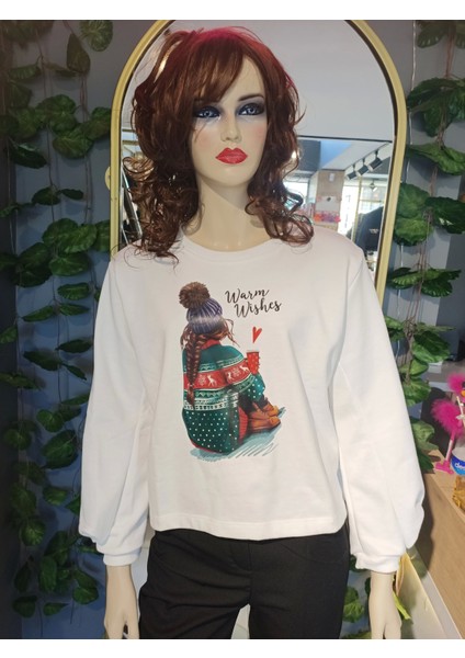 Kız Desen Sweat