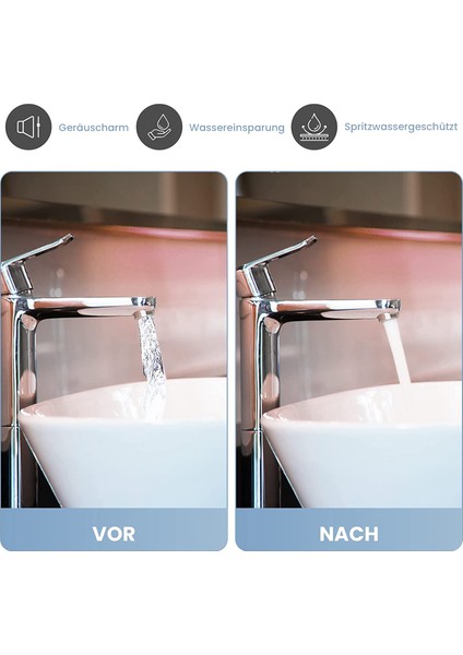 Namuny 6 Adet M24 Musluk Havalandırıcılar 6 Contalı ve 1 Krom Anahtarlı Paslanmaz Çelik Havalandırıcı Mutfak ve Banyo Için (Yurt Dışından) modelleri