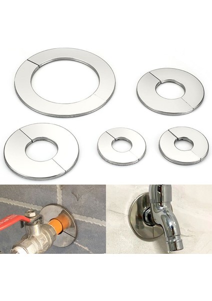 Musluk Dekoratif Kapak Paslanmaz Çelik Su Boru Konnektörü Yükseltmek Vana Paneli Duş Mutfak Musluk Aksesuarları 1 Adet (Yurt Dışından) modelleri