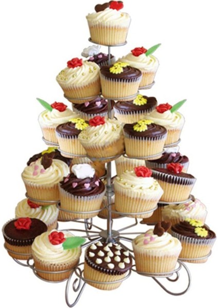 Metal Cupcake Standı 5 Katlı / 41'li