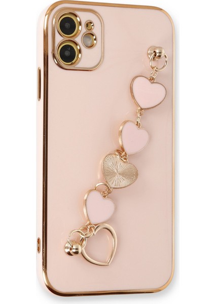 Iphone 12 Kılıf Esila Silikon - Pudra 300099