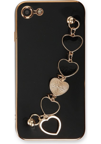 Iphone Se 2020 Kılıf Esila Silikon - Siyah 300099