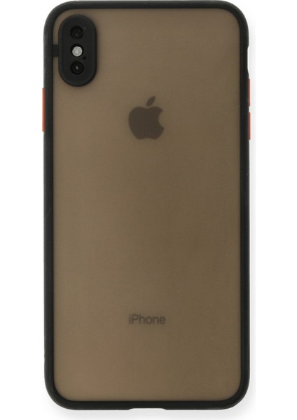 Iphone Xs Max Kılıf Montreal Silikon Kapak - Siyah 300099