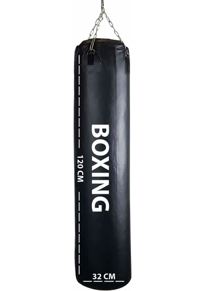 Spor Byfit 120 Cm x 35 Cm Siyah Boks Kum Torbası