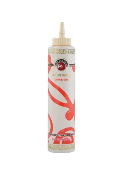 Çilek Aromalı Dekor Toppıng Sos 750GR. Fo Marka