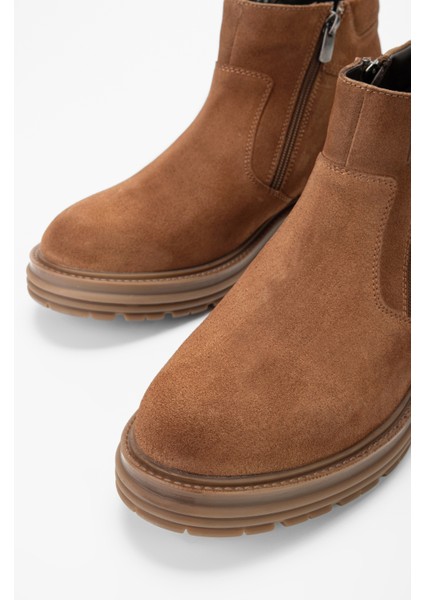 Erkek Tarçın Süet Hakiki Deri Casual Bot 324 T-6 Erk Bot SK23/24 modelleri