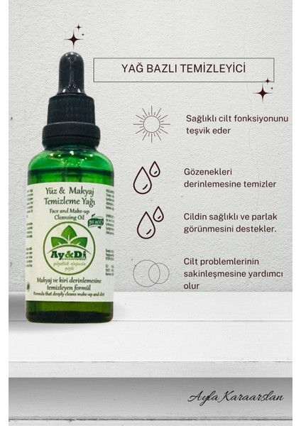 AY&Di Natural  Cilt ve Makyaj Temizleme Yağı 50 ml