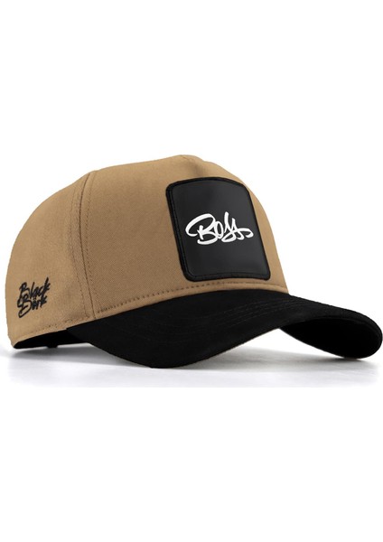 Blackbörk V1 Baseball Boss - 4 Kod Logolu Unisex Vizon-Siyah Siperli Şapka (Cap)