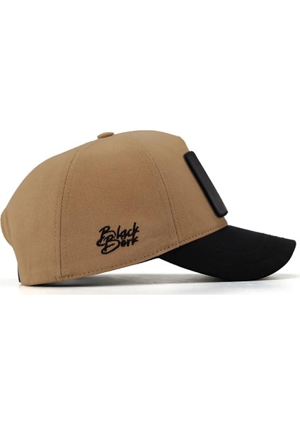 Blackbörk V1 Baseball Boss - 4 Kod Logolu Unisex Vizon-Siyah Siperli Şapka (Cap)