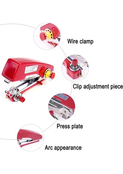 Mavi Stil Mini Dikiş Makinesi Taşınabilir Manuel Dikiş Kumaş Kullanışlı Oya Aracı Dıy Dikiş Makinesi H-Best (Yurt Dışından) fiyatları