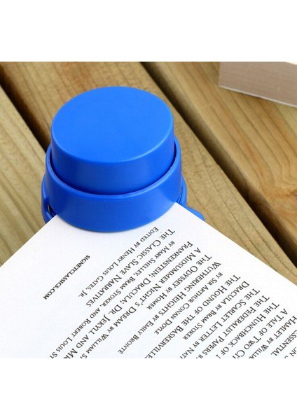 1 Adet Rastgele Renk Stili 1 Adet Çivi Yok Zımba Yok Zımbalama Makinesi Kitap Ücretsiz Zımba Zımbası Olmadan Zımbasız Kağıt Zımbalama (Yurt Dışından) fırsatları