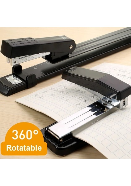 Güçlü, Döndürülebilir, Emek Tasarrufu Sağlayan Zımbalayıcı Öğrenci Ofisi, Orta Dikişli Uzun Kol Tutan Orta Boy Zımba Kırtasiye Malzemeleri Için Rezervasyon Yapabilir 0414 (Yurt Dışından)