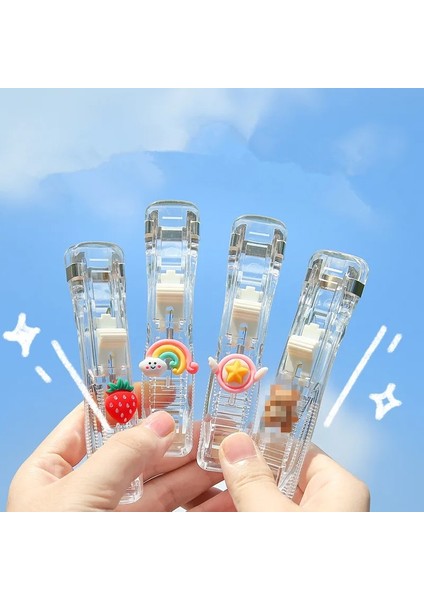 L Tarzı Itmeli Klips Zımba Zımba Çıkarıcı Bağlayıcı Itmeli Kelepçe Bant Dağıtıcı Veya Aper Klipsler Ofis Malzemeleri Masaüstü Zımbalayıcı Ofis (Yurt Dışından) modelleri