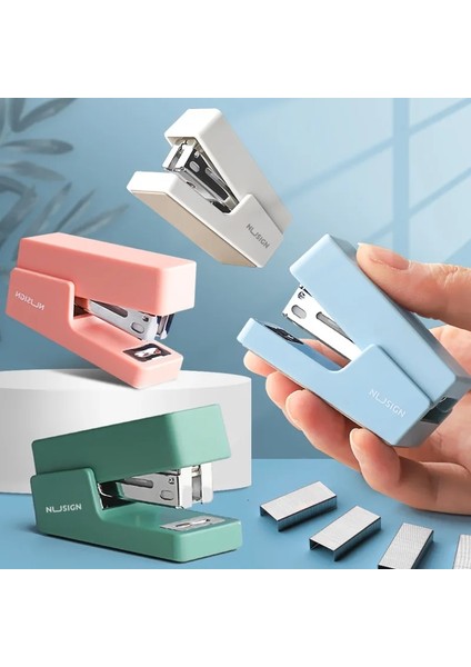 PEMBE-640ZIMBA Stili Mini Zımba Taşınabilir Zımba Ofis Masaüstü Zımba Tandard Zımba Klip Zımba Öğrenci Için Kapasite (Yurt Dışından) modelleri