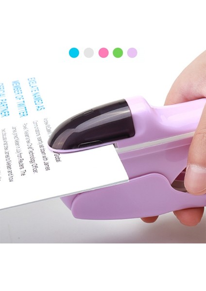 Yeşil Stil El Okul Zımba Zımba Olmadan Ücretsiz Zımbasız Zımba 7 Yaprak Kapasiteli Kağıt Zımba Ofis Ciltleme Malzemeleri (Yurt Dışından) modelleri