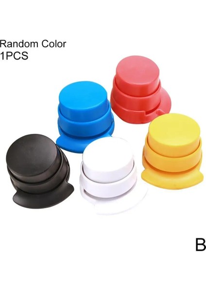 Düz Renk Rastgele Stil Zımbasız Zımba Mini Zımbasız Zımba Kağıt Ciltleme Okul Ataç Ofis Delme Kırtasiye Bağlayıcı G Damla D3A5 (Yurt Dışından)